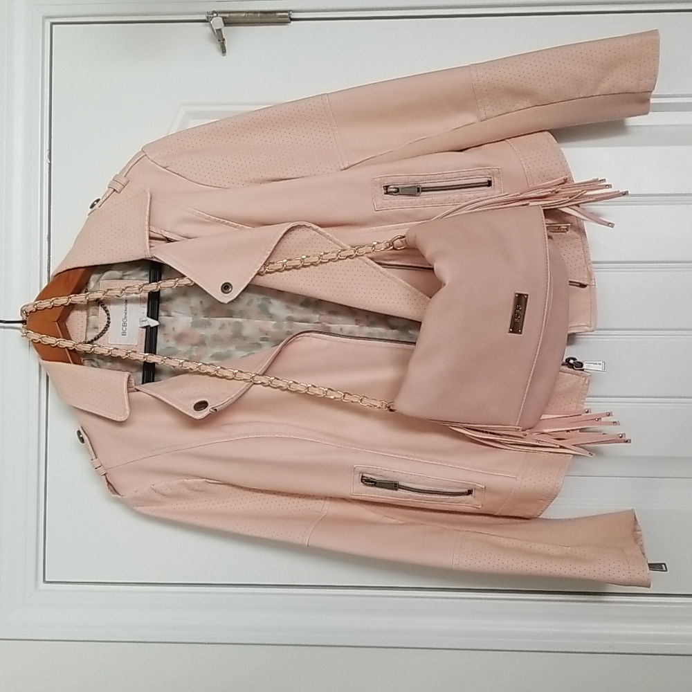 COPY - Pink leather jacket